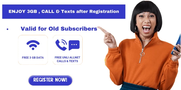 free 3GB internet, unli allnet calls and texts for old subscribers