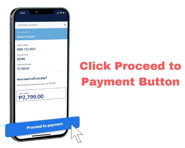 Globe Payment using Globeone app step-5