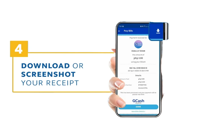 globe payment gcash app step-4
