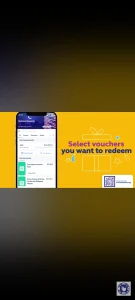 select voucer you want to redeem