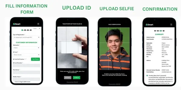 upload id and selfie